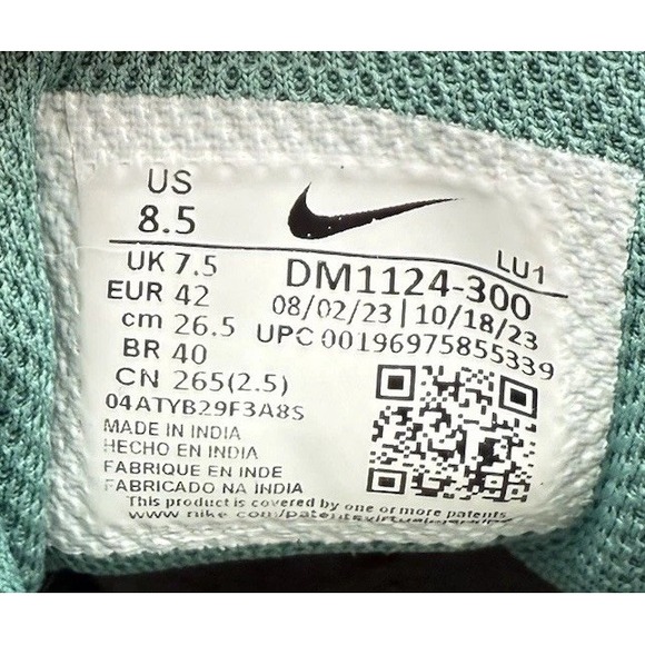 Nike Air Max Impact 4 Basketball Shoes Green White Orange Mens Size 8.5 - Picture 11 of 15